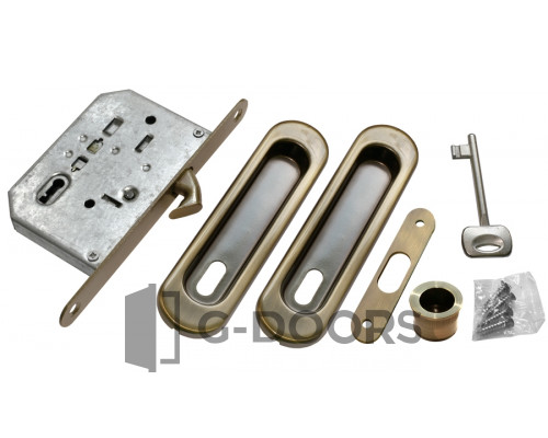 MHS150 L, комплект для раздвижных дверей с ключом MHS150 L, комплект для раздвижных дверей с ключом